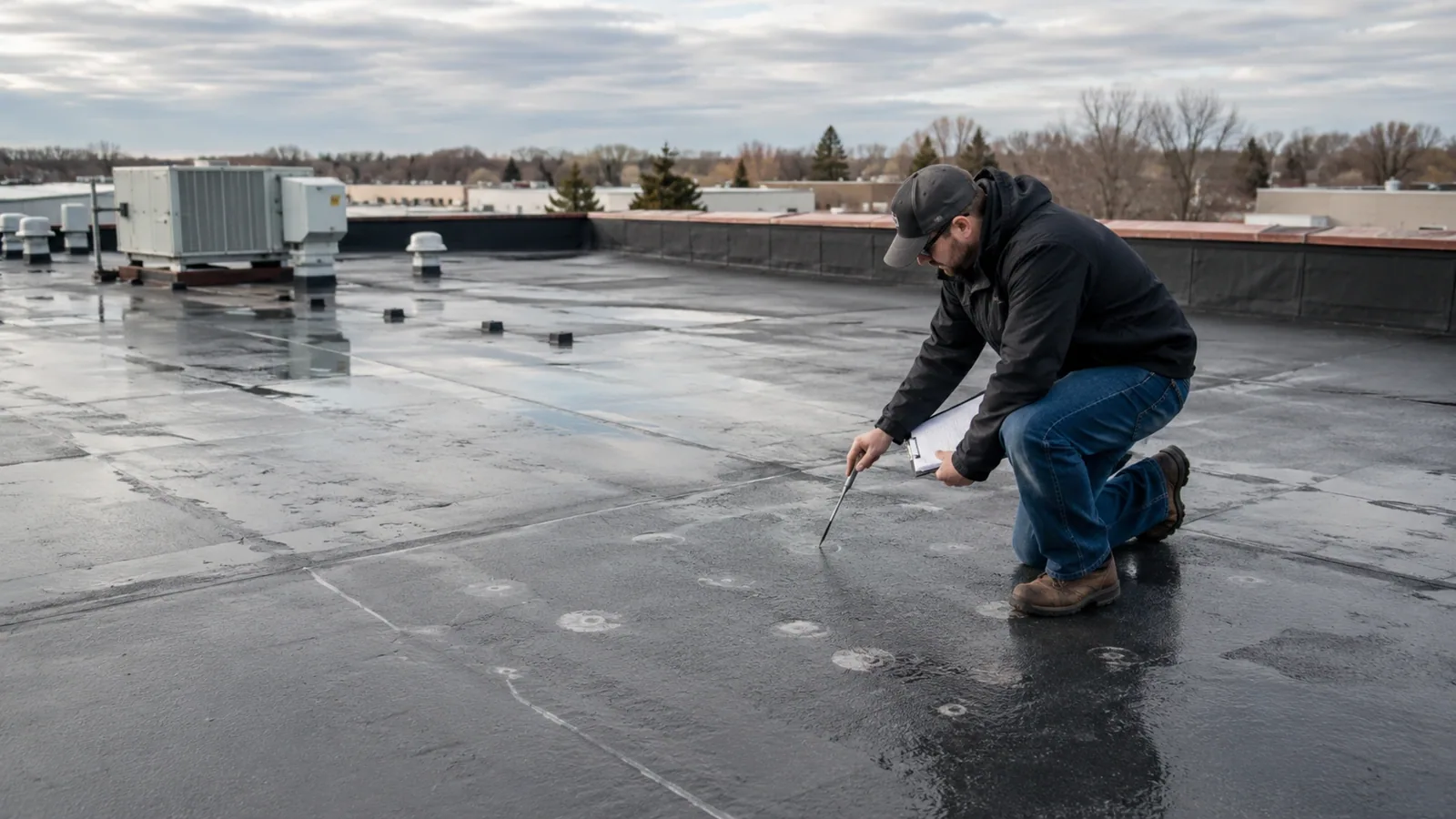 Commercial Roof Seam Failure Repair in Alexandria, VA