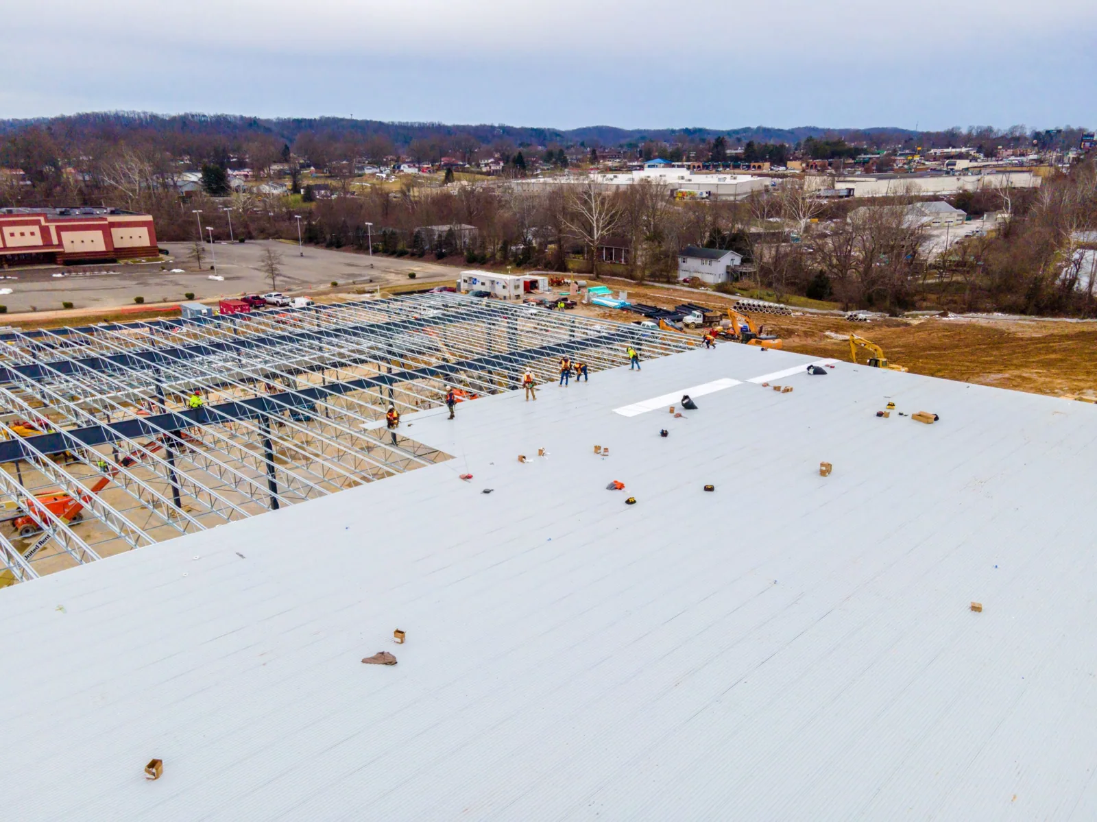 TPO commercial roof in Alexandria, VA